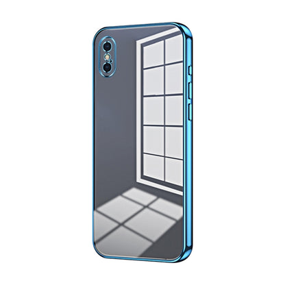 Transparent Plating Fine Hole Phone Case