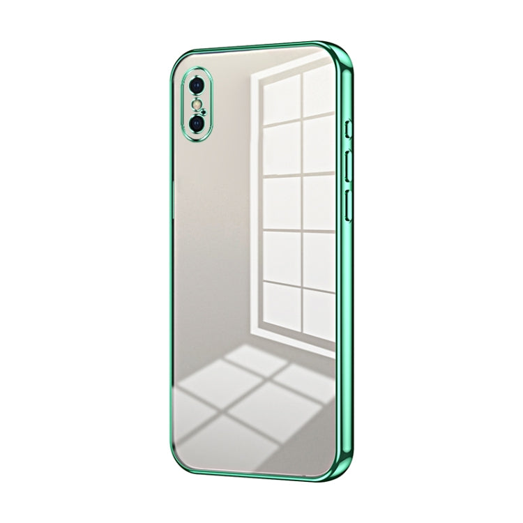 Transparent Plating Fine Hole Phone Case
