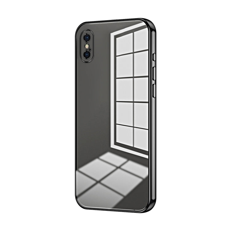 Transparent Plating Fine Hole Phone Case