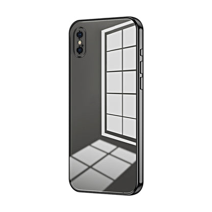 Transparent Plating Fine Hole Phone Case