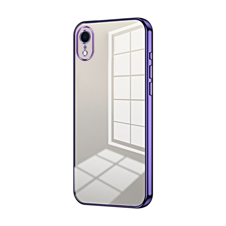 Transparent Plating Fine Hole Phone Case