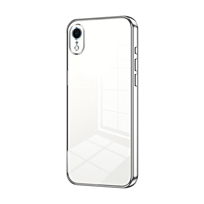 Transparent Plating Fine Hole Phone Case