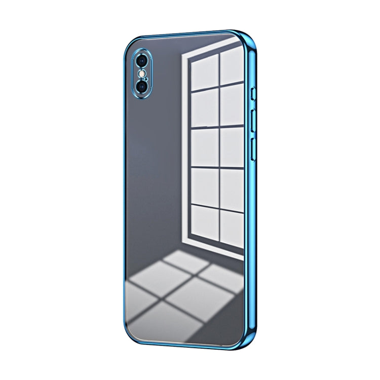 Transparent Plating Fine Hole Phone Case