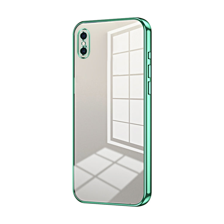 Transparent Plating Fine Hole Phone Case