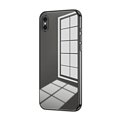 Transparent Plating Fine Hole Phone Case