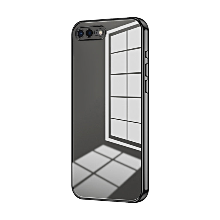 Transparent Plating Fine Hole Phone Case
