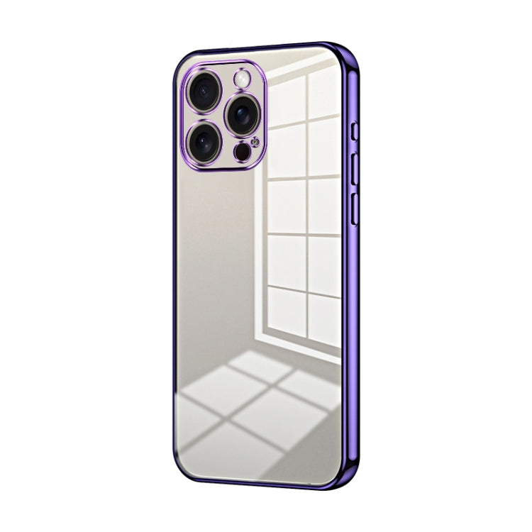 Transparent Plating Fine Hole Phone Case
