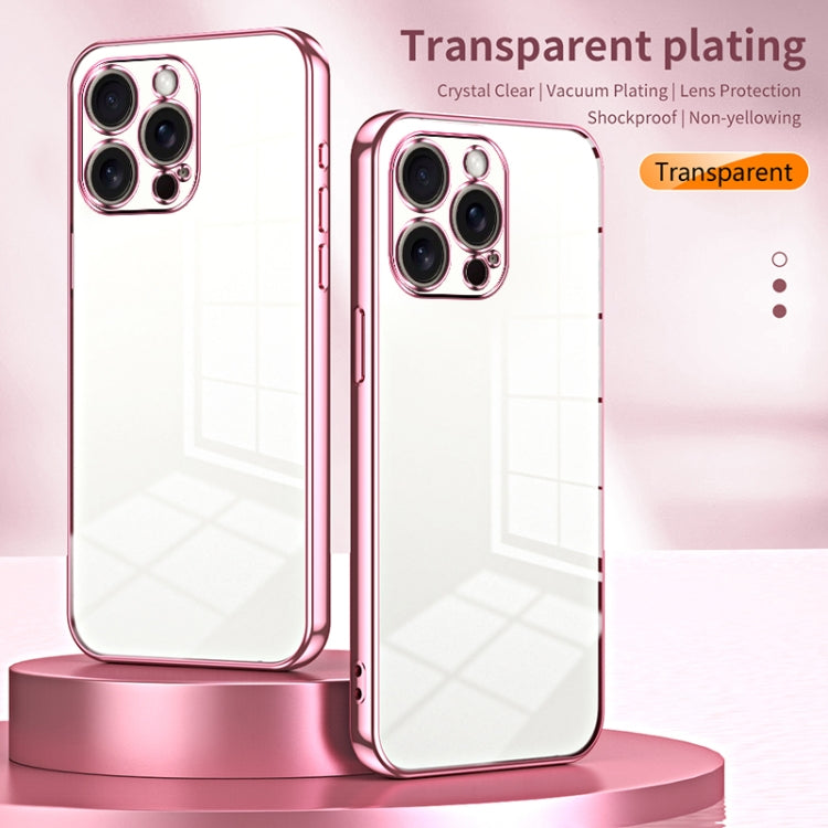 Transparent Plating Fine Hole Phone Case