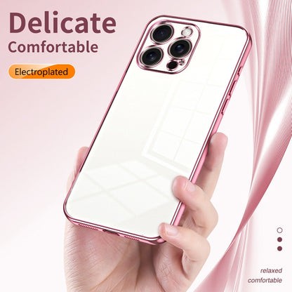 Transparent Plating Fine Hole Phone Case