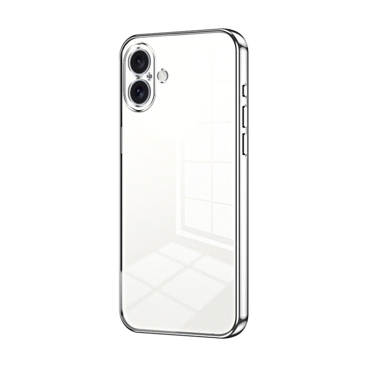 Transparent Plating Fine Hole Phone Case