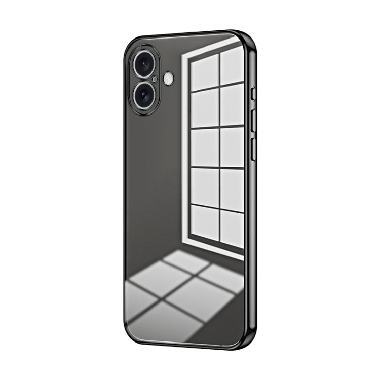 Transparent Plating Fine Hole Phone Case