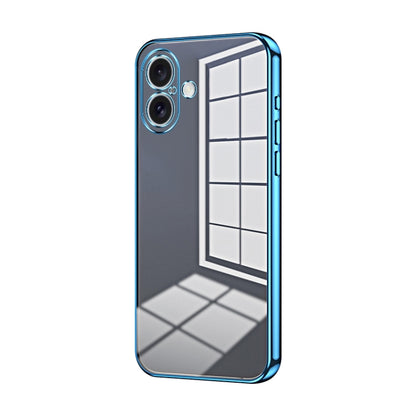 Transparent Plating Fine Hole Phone Case