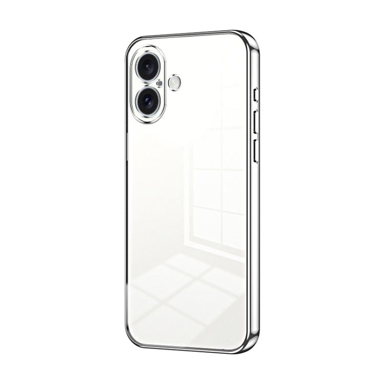Transparent Plating Fine Hole Phone Case