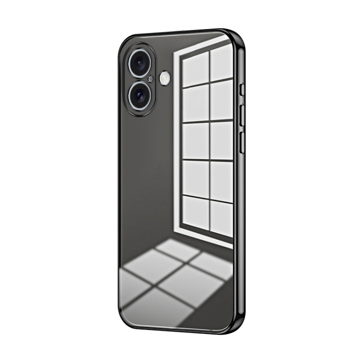 Transparent Plating Fine Hole Phone Case