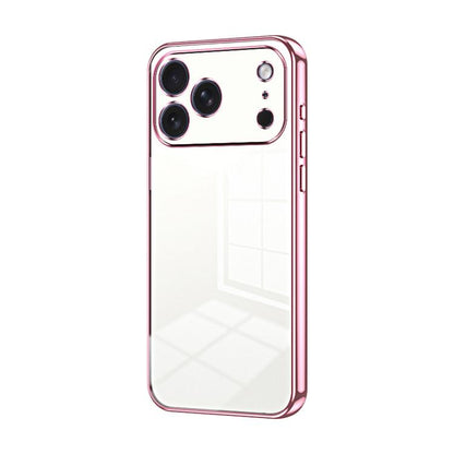 Transparent Plating Fine Hole Phone Case