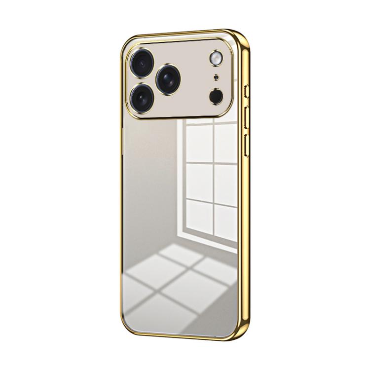 Transparent Plating Fine Hole Phone Case