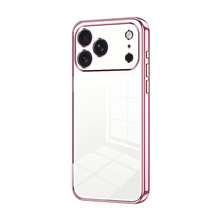 Transparent Plating Fine Hole Phone Case