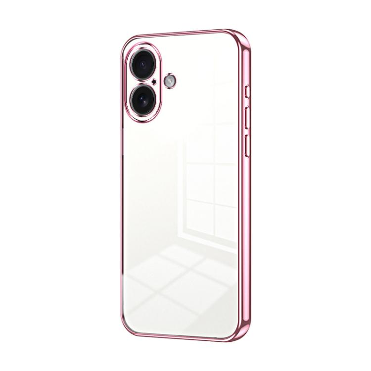 Transparent Plating Fine Hole Phone Case