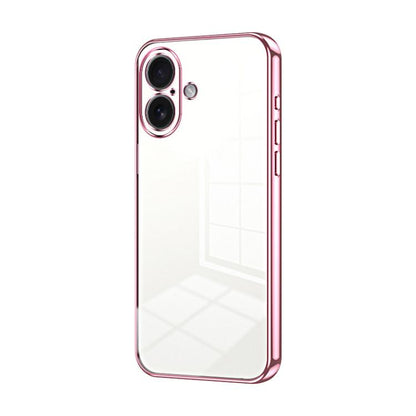 Transparent Plating Fine Hole Phone Case