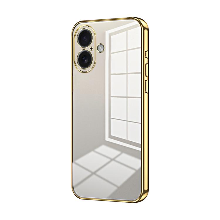 Transparent Plating Fine Hole Phone Case