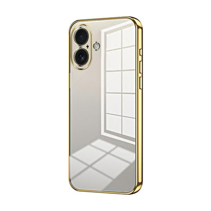 Transparent Plating Fine Hole Phone Case