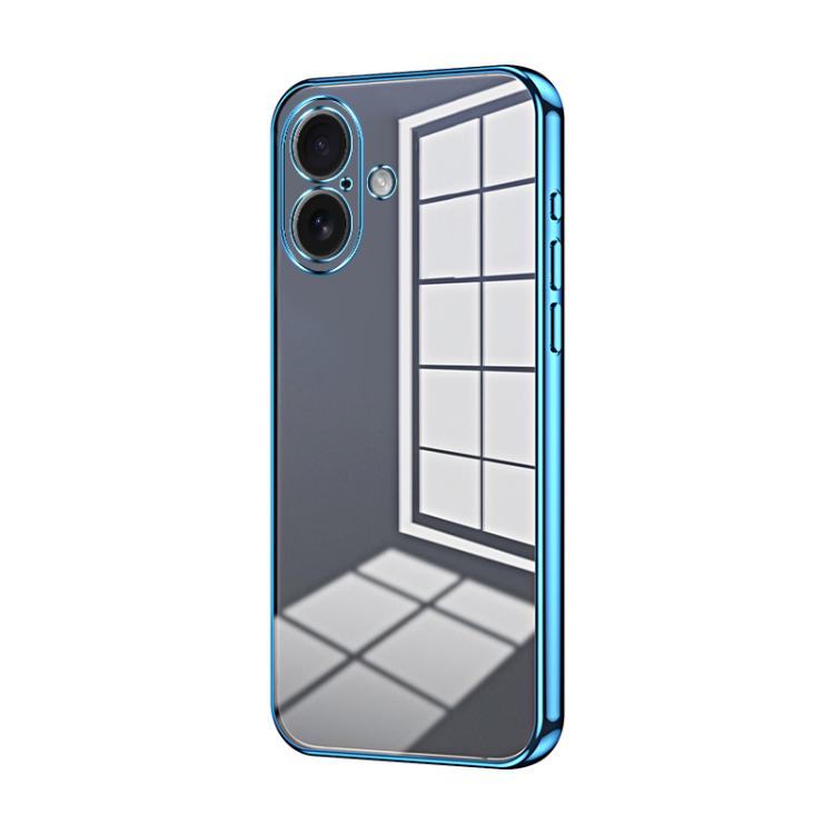 Transparent Plating Fine Hole Phone Case