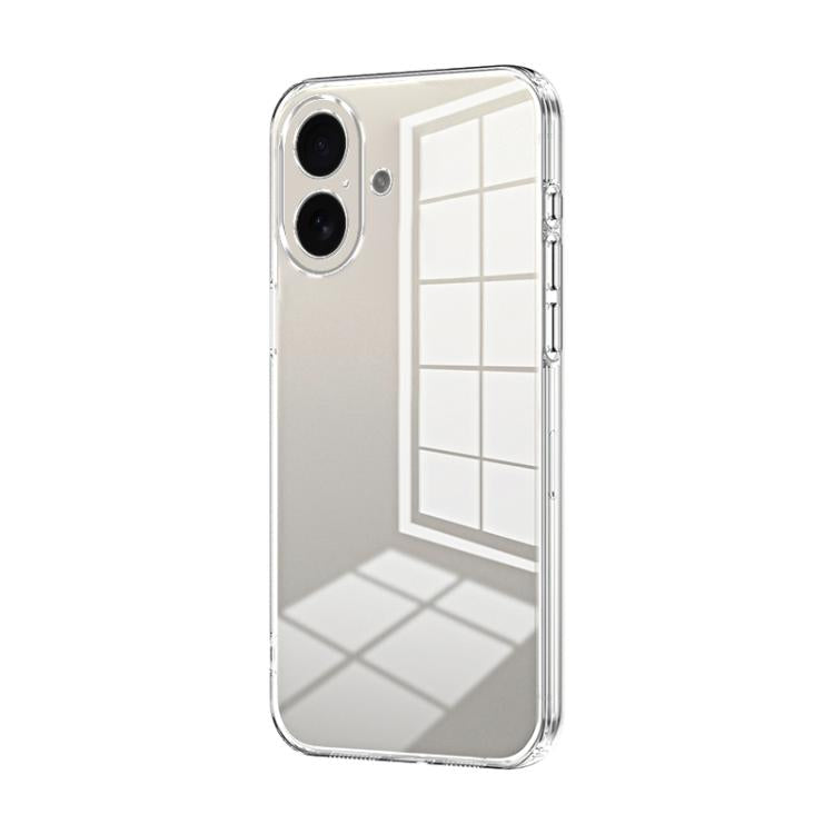 Transparent Plating Fine Hole Phone Case