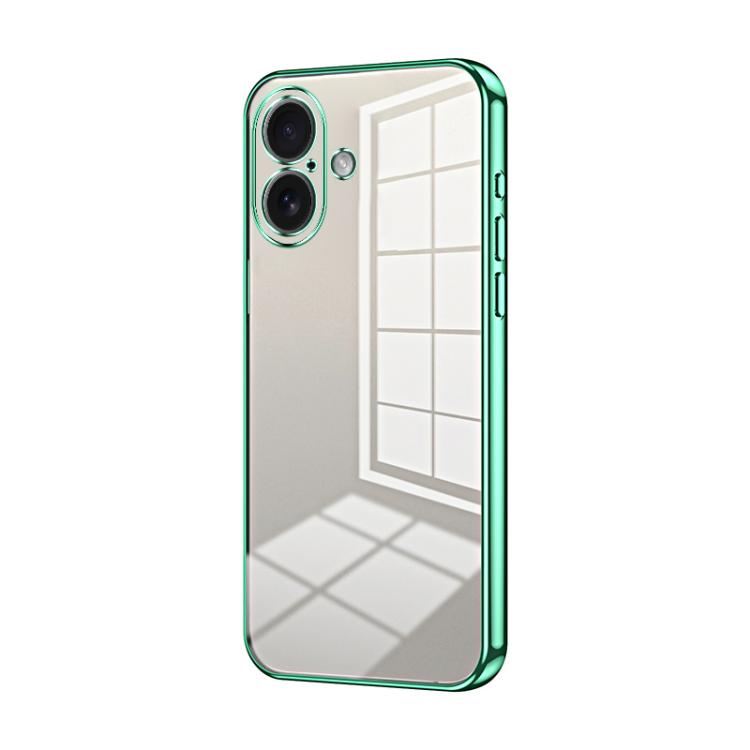 Transparent Plating Fine Hole Phone Case
