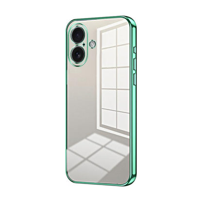 Transparent Plating Fine Hole Phone Case