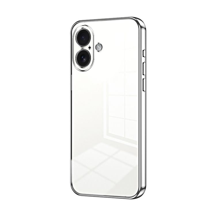 Transparent Plating Fine Hole Phone Case