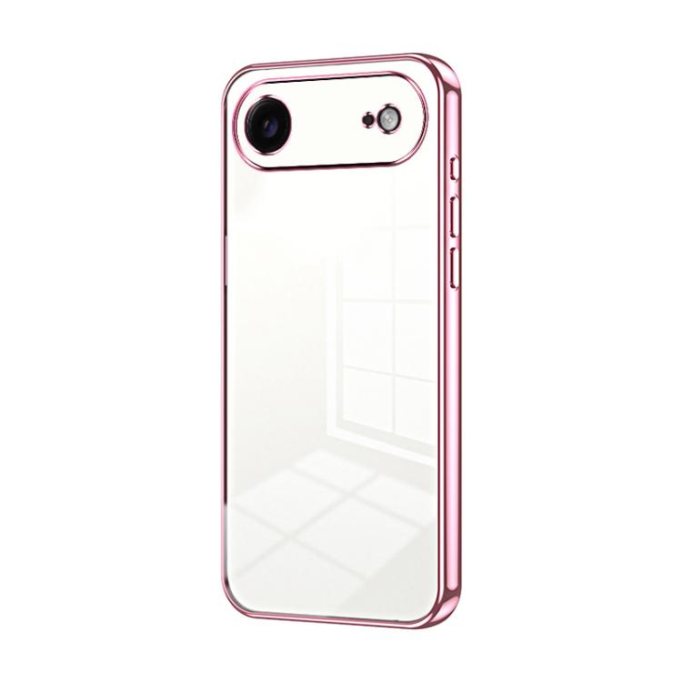 Transparent Plating Fine Hole Phone Case
