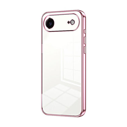 Transparent Plating Fine Hole Phone Case