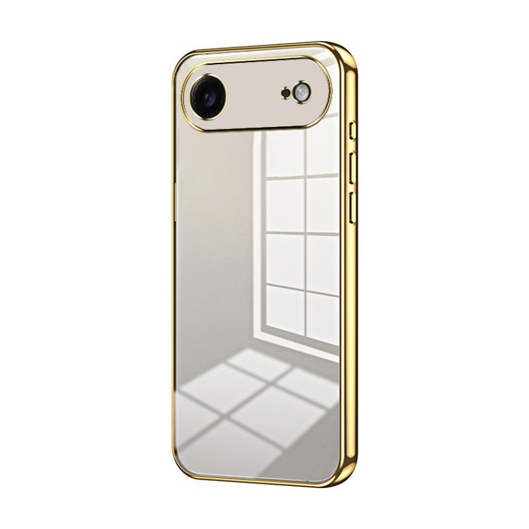 Transparent Plating Fine Hole Phone Case