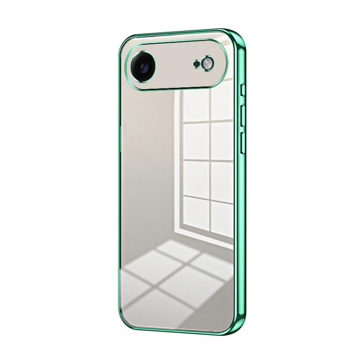 Transparent Plating Fine Hole Phone Case