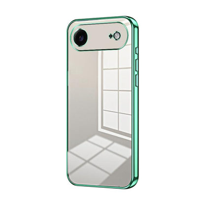 Transparent Plating Fine Hole Phone Case