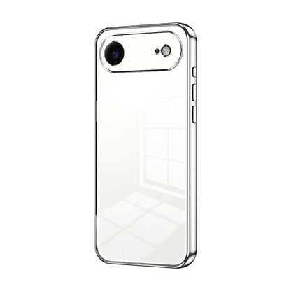 Transparent Plating Fine Hole Phone Case