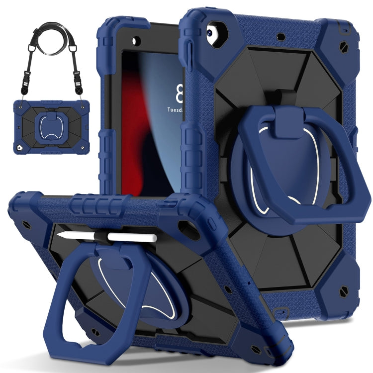 Contrast Color Robot Silicone Hybrid PC Tablet Case, For iPad Air 11 2025 / 2024�����������������...