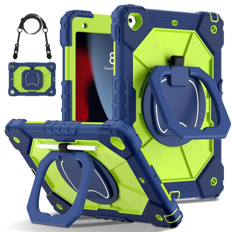 Contrast Color Robot Silicone Hybrid PC Tablet Case, For iPad Air 11 2025 / 2024�����������������...