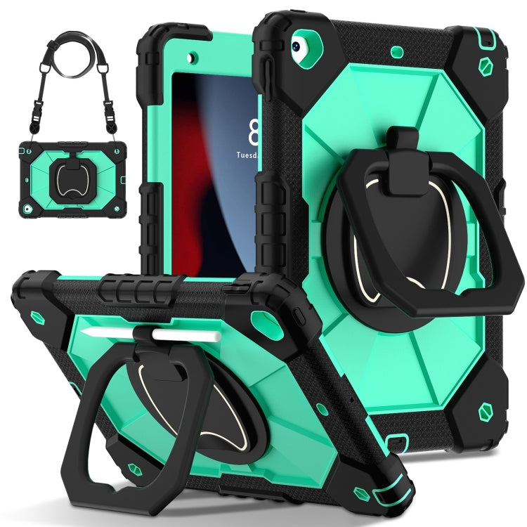 Contrast Color Robot Silicone Hybrid PC Tablet Case, For iPad Air 11 2025 / 2024�����������������...
