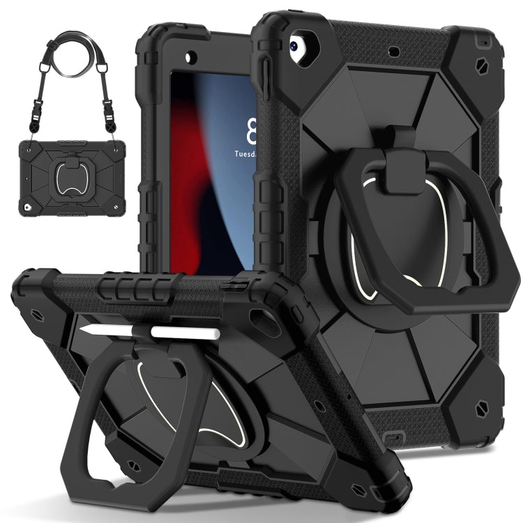 Contrast Color Robot Silicone Hybrid PC Tablet Case, For iPad Air 11 2025 / 2024�����������������...