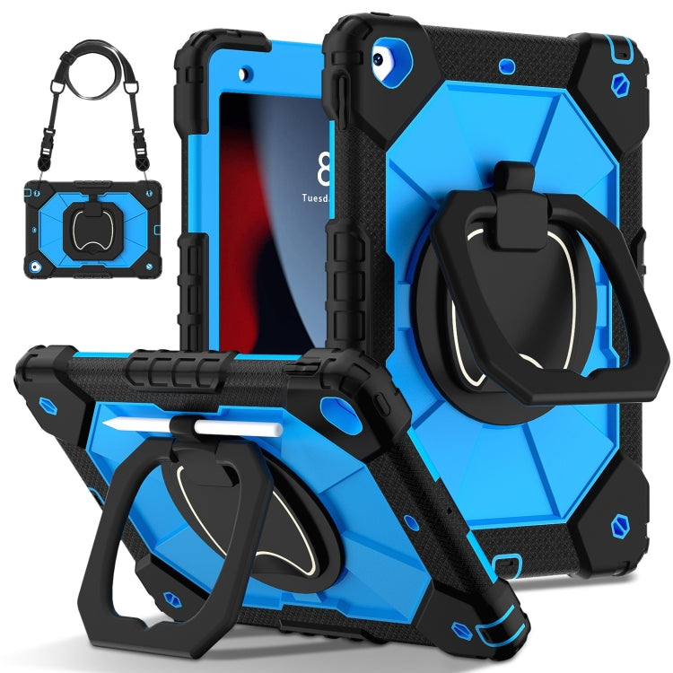 Contrast Color Robot Silicone Hybrid PC Tablet Case, For iPad Air 11 2025 / 2024�����������������...