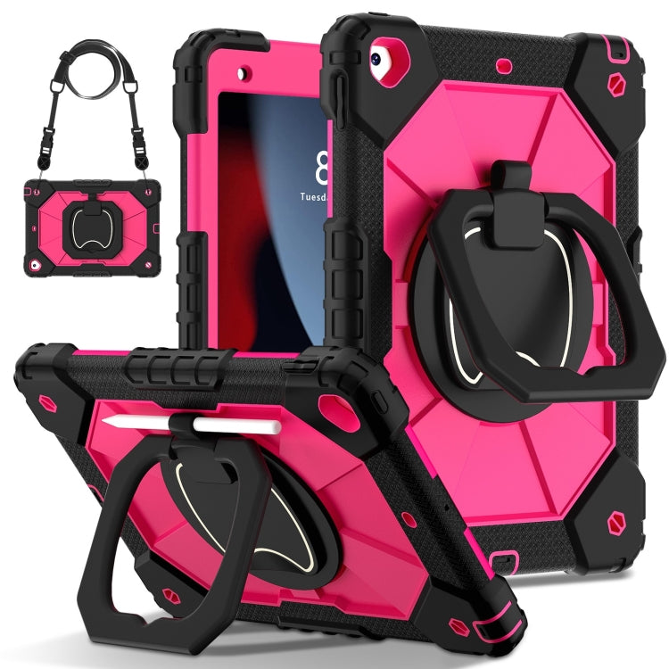 Contrast Color Robot Silicone Hybrid PC Tablet Case, For iPad Air 11 2025 / 2024�����������������...