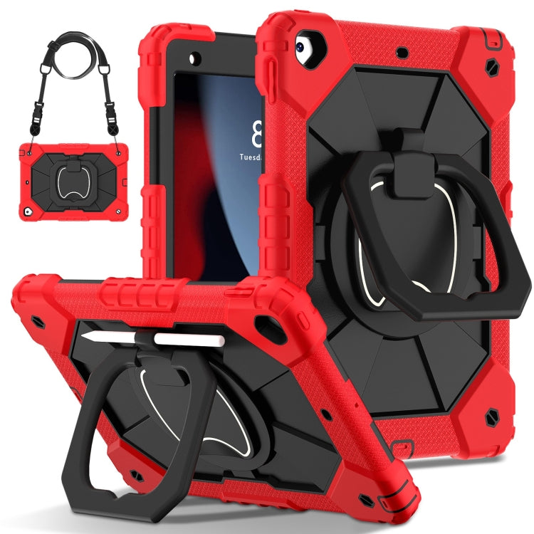 Contrast Color Robot Silicone Hybrid PC Tablet Case, For iPad Air 11 2025 / 2024�����������������...