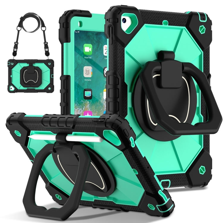 Contrast Color Robot Silicone Hybrid PC Tablet Case, For iPad Air 11 2025 / 2024�����������������...