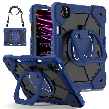 Contrast Color Robot Silicone Hybrid PC Tablet Case, For iPad Air 11 2025 / 2024�����������������...