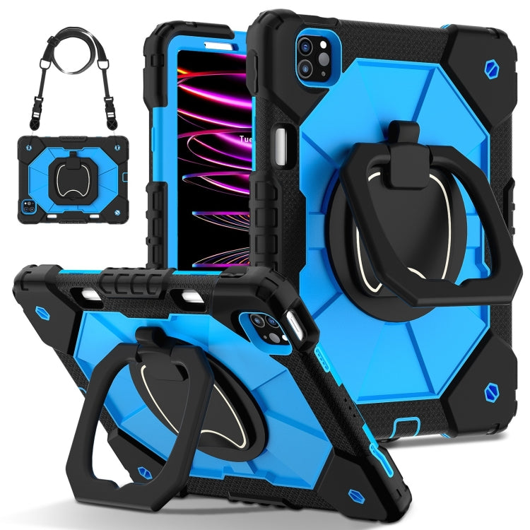 Contrast Color Robot Silicone Hybrid PC Tablet Case, For iPad Air 11 2025 / 2024�����������������...