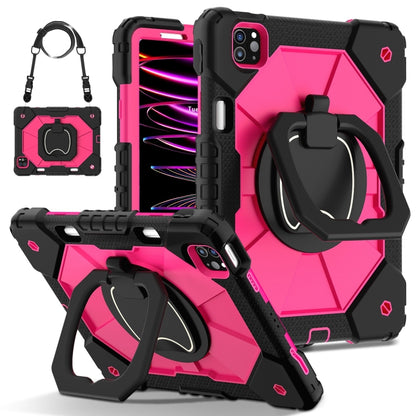 Contrast Color Robot Silicone Hybrid PC Tablet Case, For iPad Air 11 2025 / 2024�����������������...