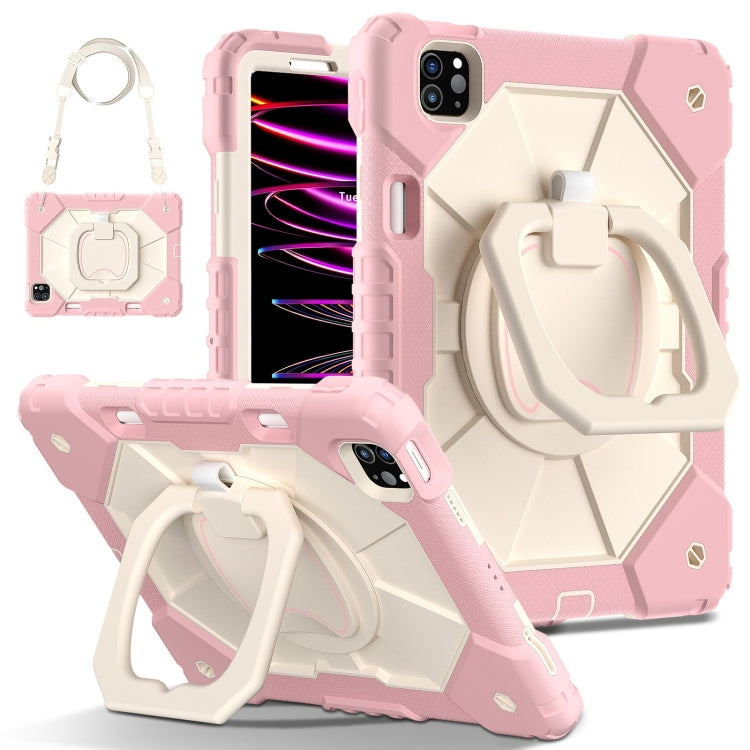 Contrast Color Robot Silicone Hybrid PC Tablet Case, For iPad Air 11 2025 / 2024�����������������...