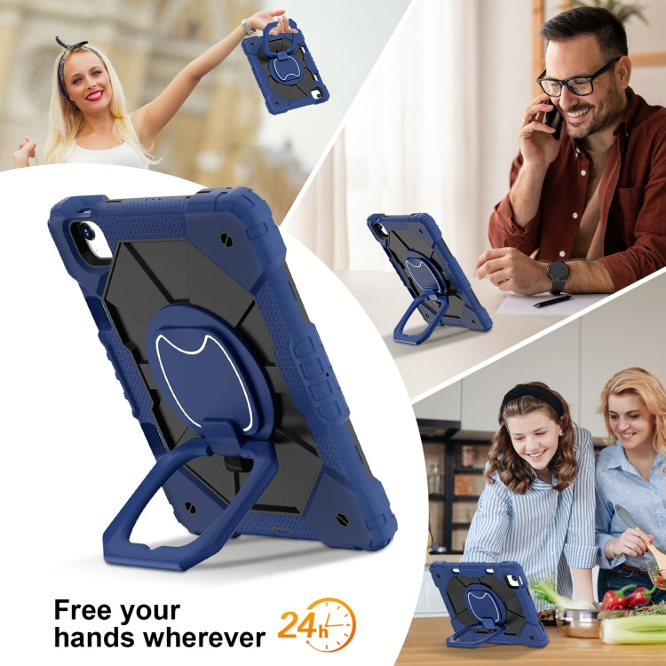Contrast Color Robot Silicone Hybrid PC Tablet Case, For iPad Air 11 2025 / 2024�����������������...