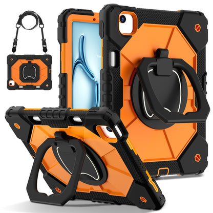 Contrast Color Robot Silicone Hybrid PC Tablet Case, For iPad Air 11 2025 / 2024�����������������...